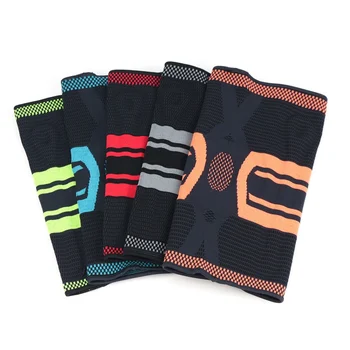 

3D Weaving Silicone Protectors Knee Pads Supports Brace Meniscus Patella Basketball Volleyball Knee Pads Sports Sports new
