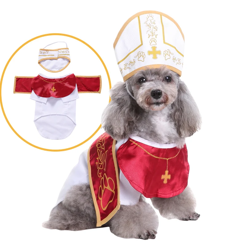 Крестный отец Косплэй Pet костюм для собаки кошки ролевая игра одевания партии Рождество Хэллоуин одежда для Товары для собак