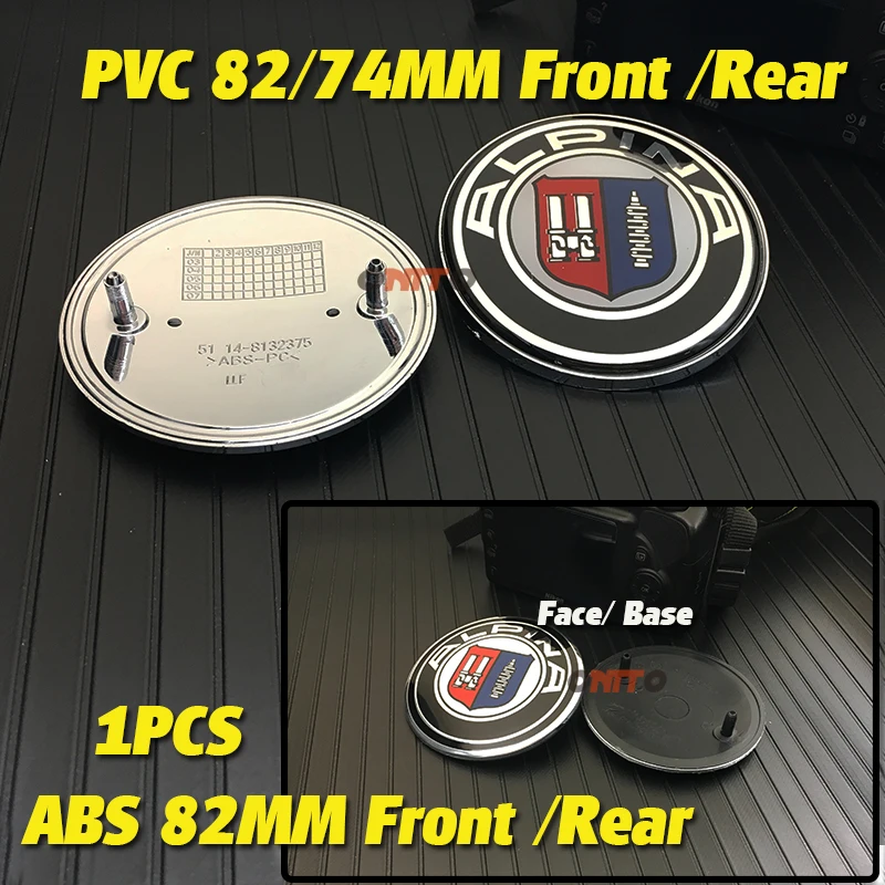 

82mm 74mm Car Emblem Badge Hood Front Trunk Logo Bonnet stickers For E46 E30 E39 E34 E60 E36 E38 M3 M5 M6 E90 F30 E53 F10 F20