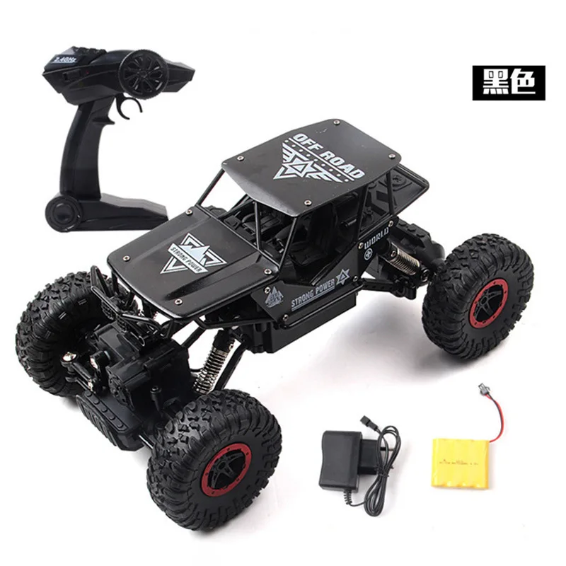 RC Car 1:18 4DW 2.4GHz Metal Rock Crawlers Rally Climbing Car Double Motors Bigfoot Car Remote Control Model Toys for Boys boys-bike : image RC Car 1:18 4DW 2.4GHz Metal Rock Crawlers Rally Climbing Car Double Motors Bigfoot Car Remote Control Model Toys for Boys boys-bike