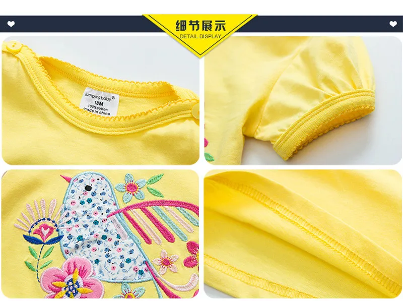 2017 Girls T-shirts Kids Clothes Camiseta Summer Cotton T-Shirt Clothing Baby Roupas Camisetas Mujer Verano Costume Short Sleeve13