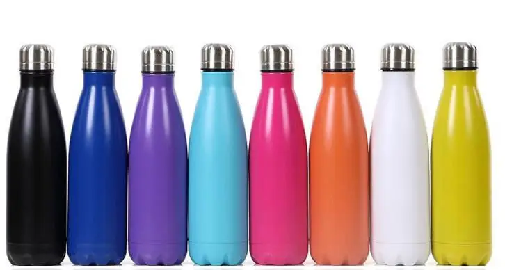 150PCS 350/500ml Thermal Cup Vacuum Flask Heat Water Bottle Stainless Steel Heat Insulation Drink Bottle Thermos Vacuum Portable