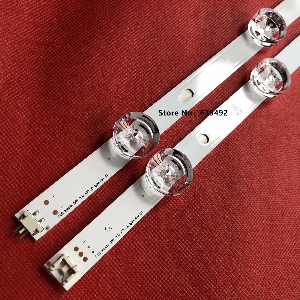 Светодиодный Подсветка полосы для AK 47 "LG innotek DRT 3 0 47" 6916L 1948A 1949A 47LB6300 47LB561V 47LB652V