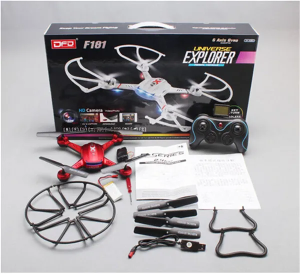 Free shipping F181 Professional RC Quadcopter Drones with 2MP Camera HD 2.4G 6Axis Helicopter drone Toys | Электроника