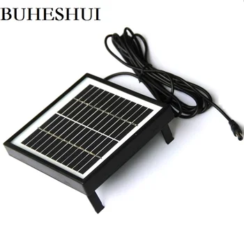 

BUHESHUI 3W 12V 2W 12V 1W 6V Solar Cell Polycrystalline DIY Solar Panel Power System For Battery Charger Light DC 5521 Cable 3M