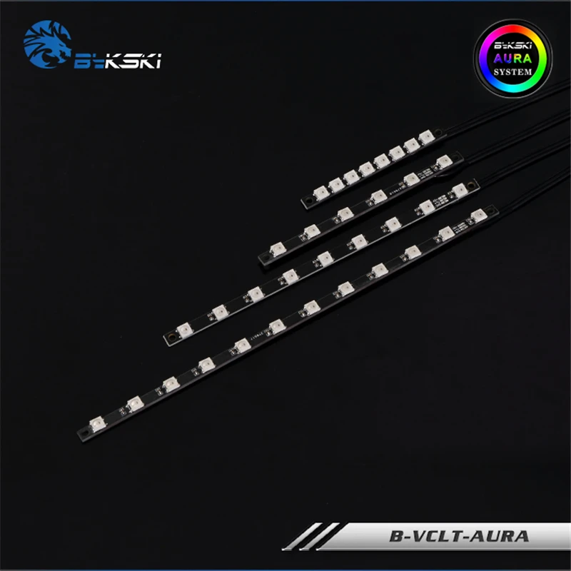 Bykski RGB светодиодные ленты для водяного охлаждения блока 5V или 12V Светодиодный Поддержка MOBO/AURA SYNC 70 200 мм|Кулеры/вентиляторы/системы охлаждения| | АлиЭкспресс