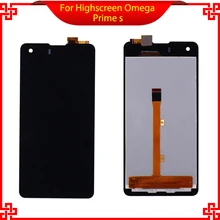 Original LCD Display For Highscreen Omega Prime S Smartphone 4.7” Touch Screen Panel Glass Digitizer Assembly FPC9231t