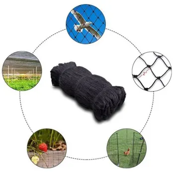 

Black Nylon Anti Bird Net Netting Mesh For Fruit Crop Plant Tree Bird-Preventing Netting 10/15/20/25M