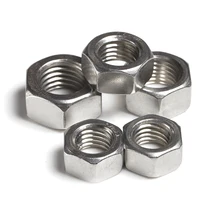 Hex Nut Metric Threaded Hexagon Nuts 304 Stainless Steel M1.2 M1.6 M2 M2.5 M3 M4 M5 M6 M8 M10 M12 M14 M16 M18 M20 M22 M24 M30 metric thread din934 m2 m2 5 m3 m4 m5 m6 m8 m10 m12 black grade 8 8 carbon steel hex nut hexagon nut screw nut a2 brand new