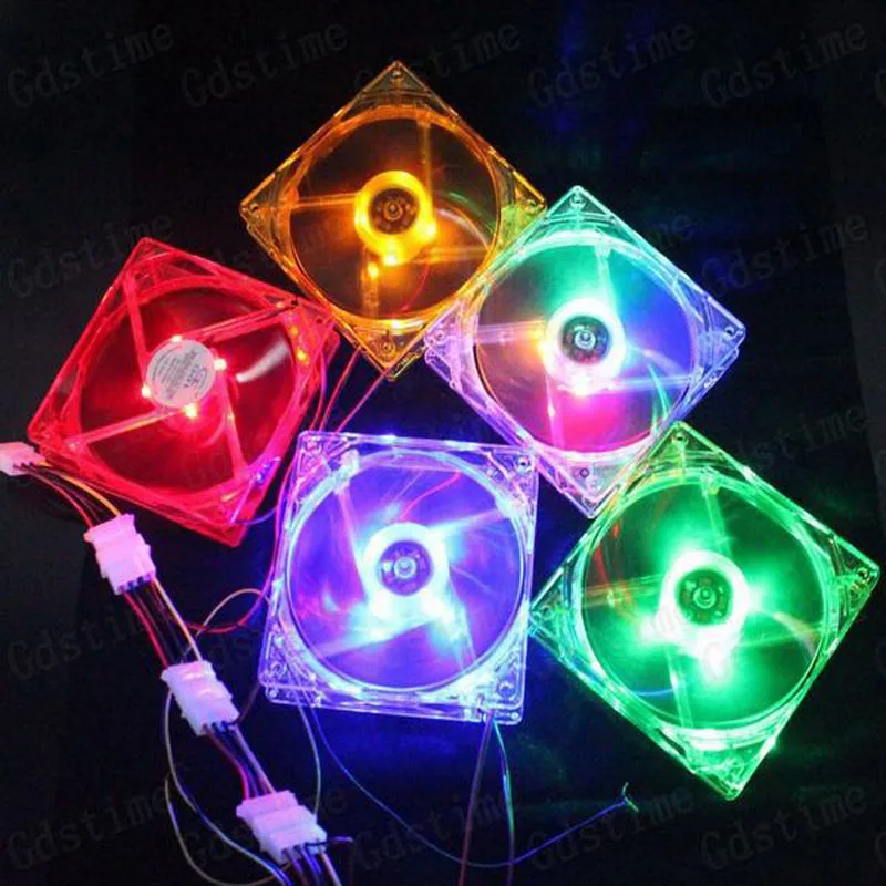 1000 шт Gdstime 120 мм x 25 12 см вольт LED свет компьютерный корпус вентилятор 120x120x25 12025