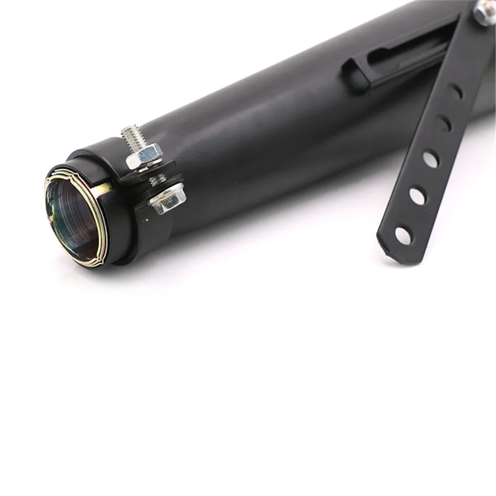 Universal 39-46mm Motorcycle Muffler Exhaust Retro Vertical Back Pressure Case For Harley GY6 CBR CBR125 CBR250 - Image 3