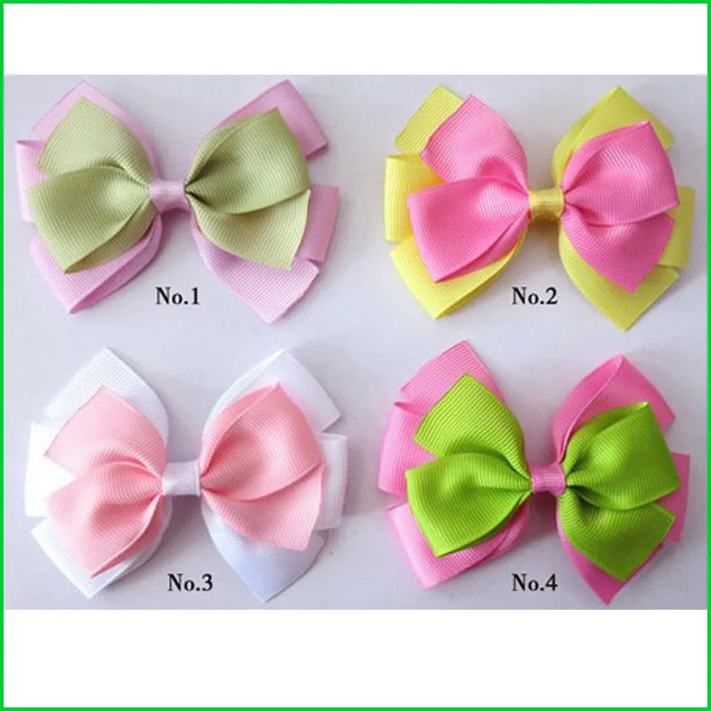 20 BLESSING Good Girl Boutique Vogue Colorful A Bird's Nest Hair Bow Clip 