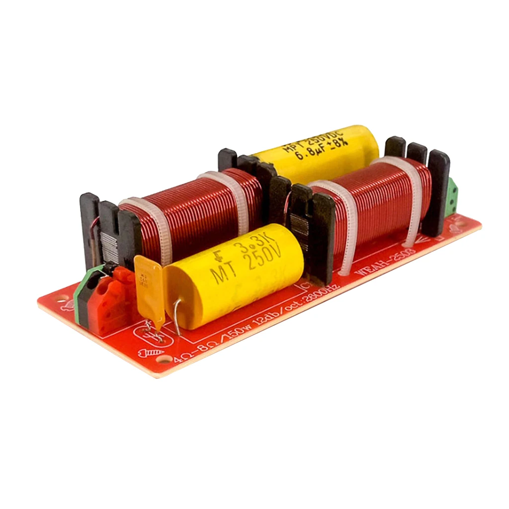 Professional 2Way Audio Speaker Frequency Divider Stereo Crossover Filter