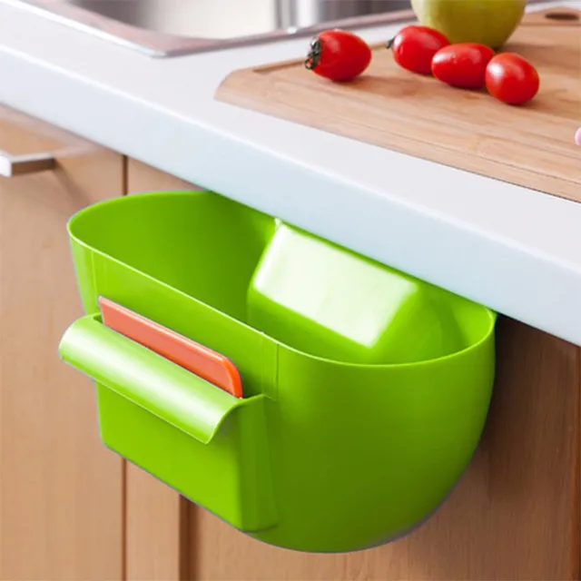 Special Offers Big Sale Cute Home Kitchen Cabinet Trash Storage Box Organizers Garbage Holder Portable ZX119