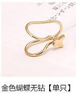 1Pc Silver Color /Golden Ear Cuff Earrings Women Star Heart Charming Hot Sale Without Non Piercing Cartilage Ear Clip