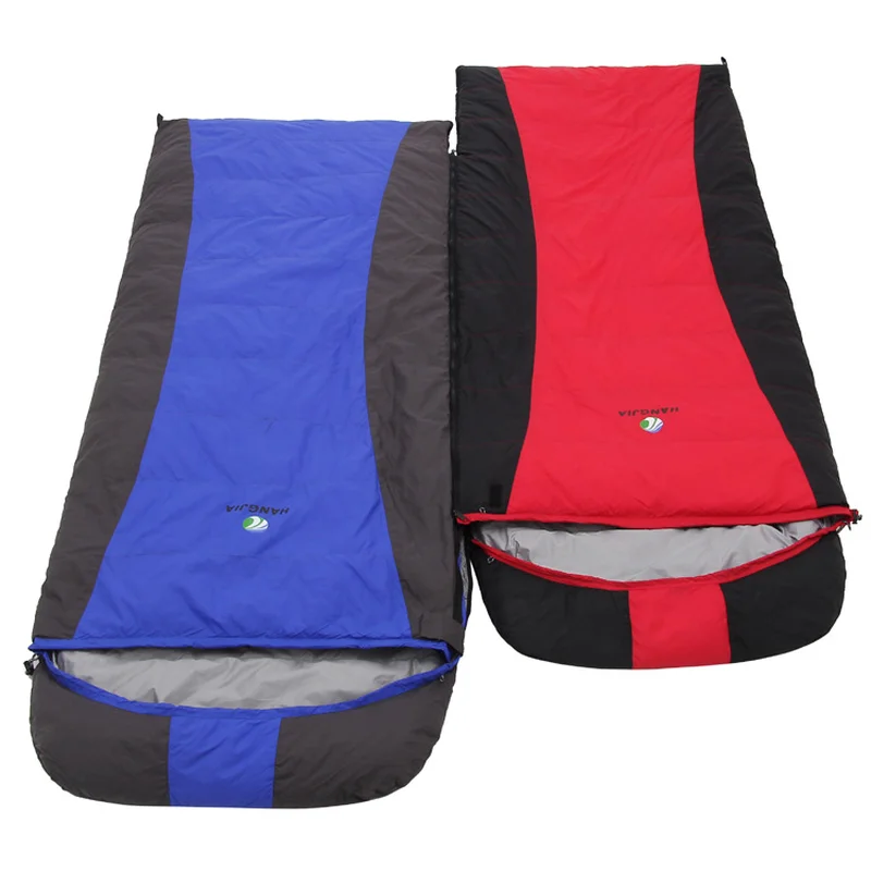 Get  Winter Outdoor Camping Envelope Cap Duvet Sleeping Bag Can Be Spliced Into Adult Camping Sleeping B