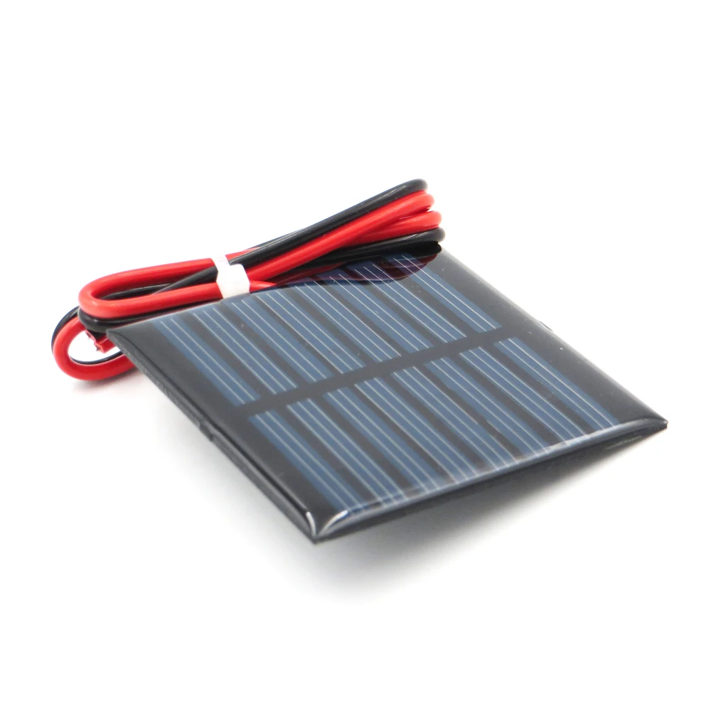 

1pc x 4V 60mA with 30cm extend wire Solar cell Polycrystalline Silicon DIY Battery Charger Small Mini Solar Panel cable toy