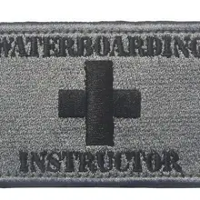 Тактические outfiters-инструктор по водосборту патчи крюк крепеж Боевая Тактическая Военная нашивка на заказ для пальто