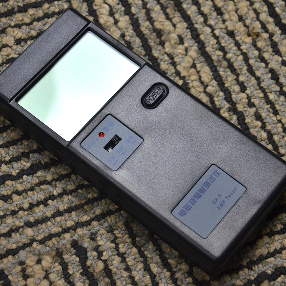 QX-5 Digital Display Radiation Detector Electromagnetic Tester Electromagnetic In 5HZ-5000MHZ Economical Field Strength Meter