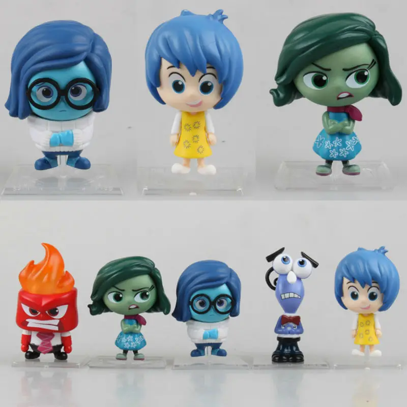

Original 5 pcs/set Inside Out toys PVC Figure Anger Joy Fear Disgust Sadness