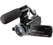 2017 Hot Wifi Camcorder Full HD 1080P 30FPS Portable Digital Video Camera with External Microphone (HDV-Z20) Excellent Quality