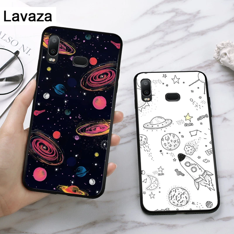 Силиконовый чехол Lavaza для Samsung A3 A5 A6 Plus A7 A8 A9 A10 A30 A40 A50 A70 J6 A10S A30S A50S|Бамперы| |