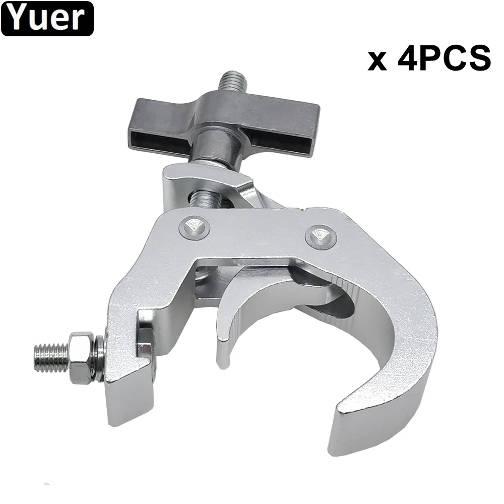 

4Pcs/Lot LED Stage Light Hooks Aluminum Lights Hook 200kg 38-51mm Professional DJ Equipmen Disco Party Club Light Hanging Clamp