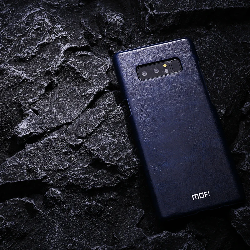 Для Samsung galaxy note 8 чехол MOFi для samsung кожаный SM N9500 N950F задняя крышка винтажная note8