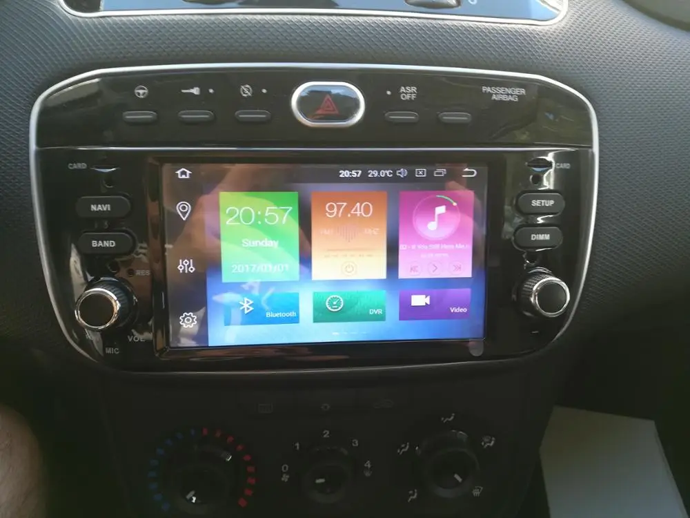 Sale Octa Core Android 9.0 Car DVD GPS player For Fiat Punto 2009-2015 Linea 2012-2015 navigation Multimedia Stereo Radio Wifi 4+32GB 1