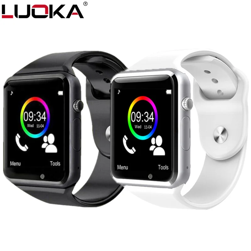 Skup Zegarek A1 Bluetooth inteligentny zegarek z Passometer aparat SIM karty otrzymać telefon zwrotny od łączność dla android ios Smartphone PK T15 DZ09 Y1