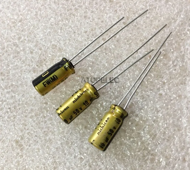 

1pc Nichicon FW 10uF/50V Electrolytic Capacitors Hi-Fi Audio