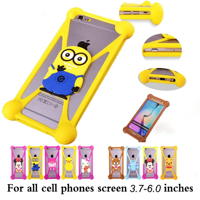 3D мультфильм рисунок Hello Kitty стежка Минни Миньоны Салли силиконовый чехол для