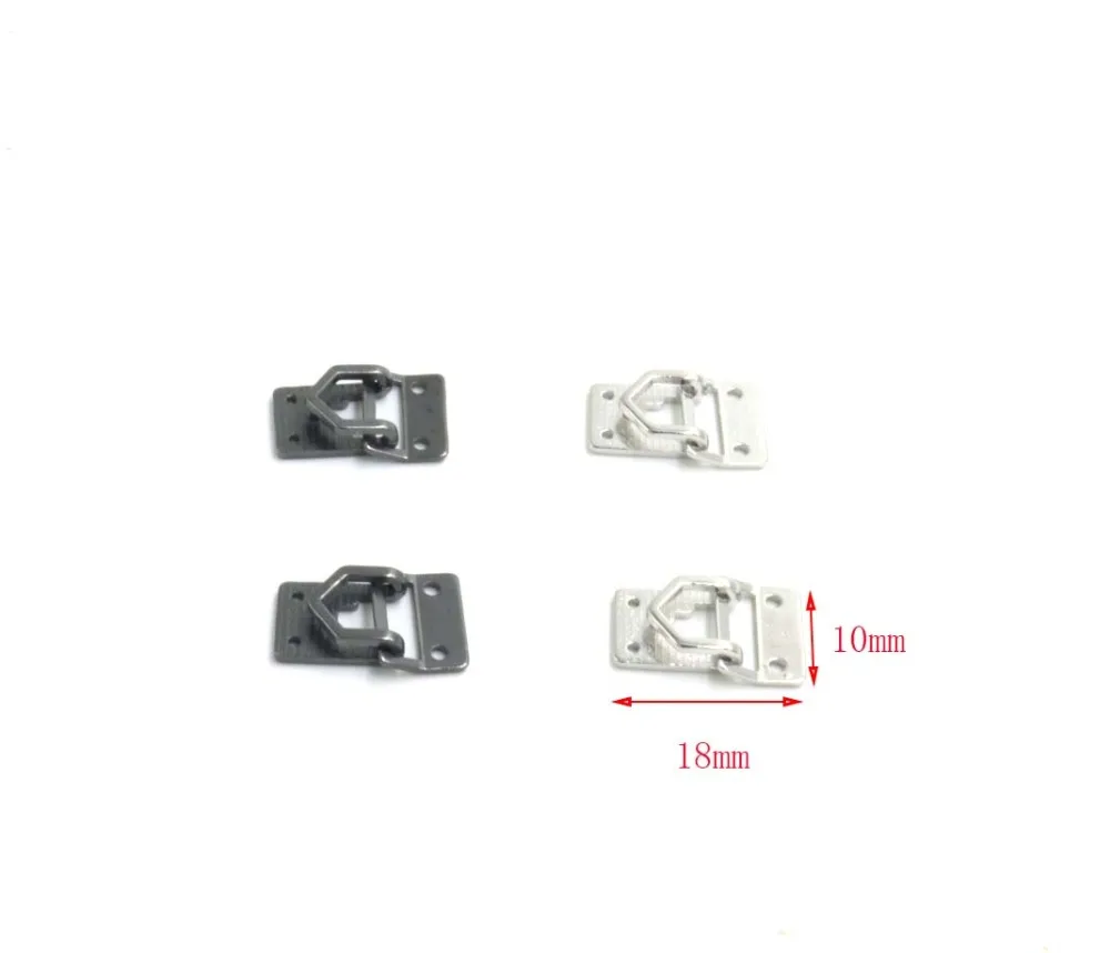 

10pcs/lot 18mm*10mm Good quality hook and eye for craft collar hook Metal buttons sewing accessory