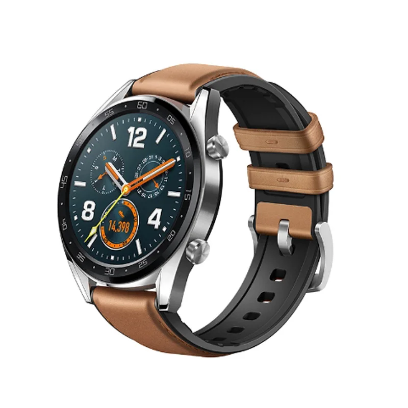 Huawei Watch GT Смарт часы gps ГЛОНАСС NFC 14 дней Срок службы батареи Водонепроницаемый AMOLED экран открытый Пульс Спорт для Android