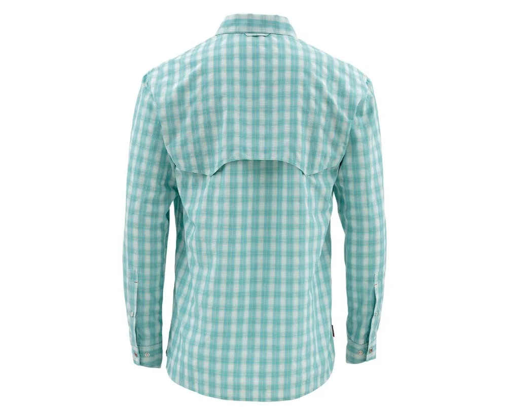 AQUA PLAID BACK