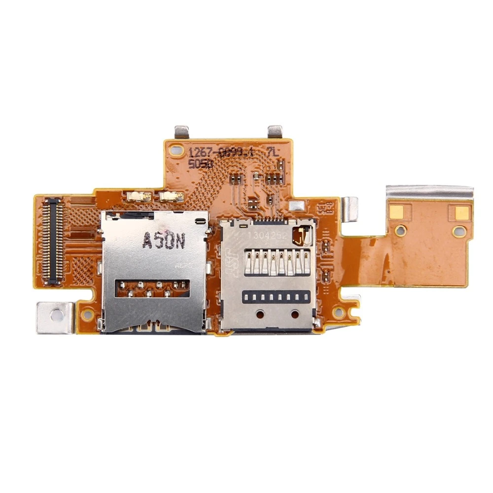 SGP321 Spare Parts SGP311 ZHANGJUN Replacement Parts SIM Card and SD Card Reader Contact Flex Cable for Sony Xperia Tablet Z SGP312