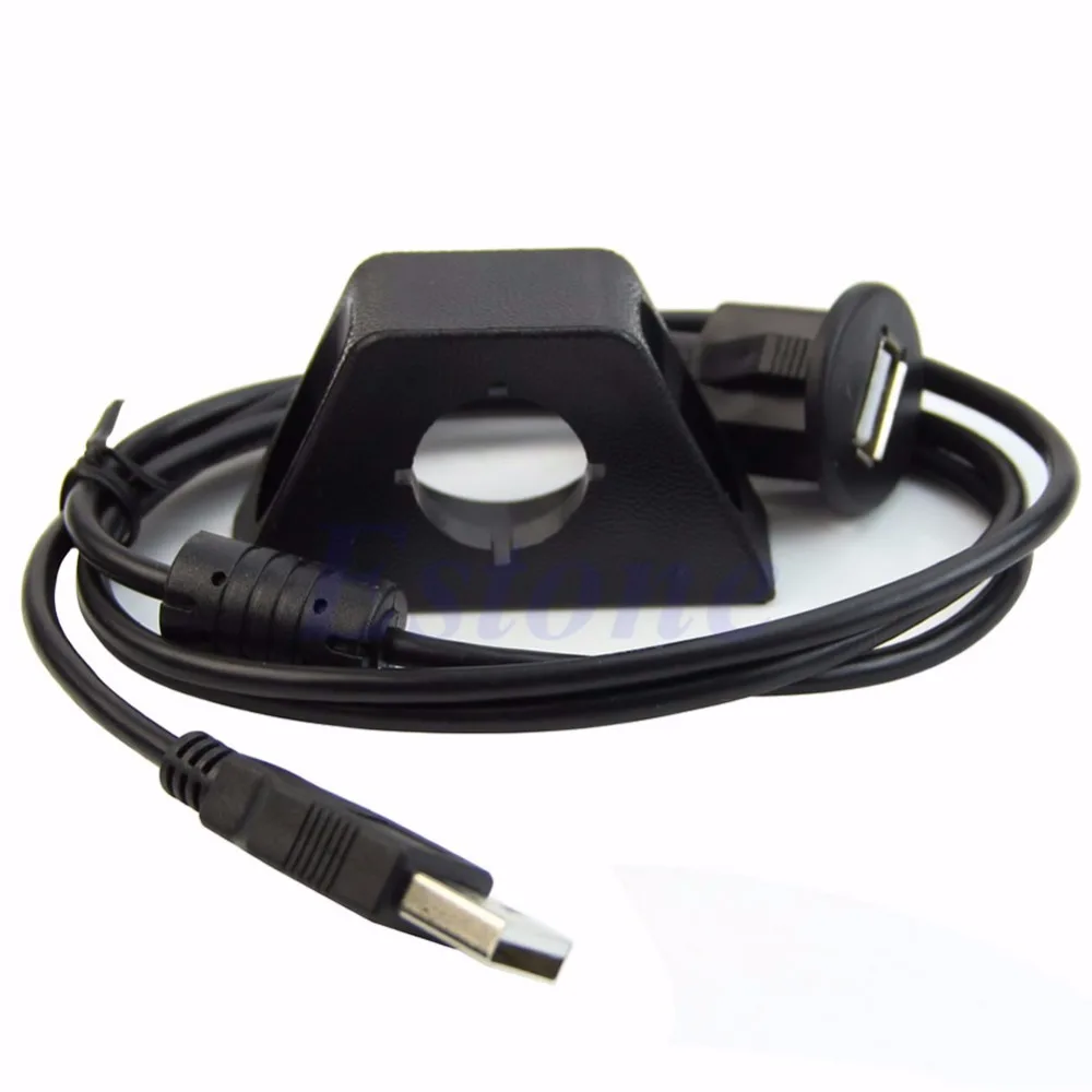 1 шт. для приборной панели автомобиля монтажная панель USB удлинитель адаптер M/F