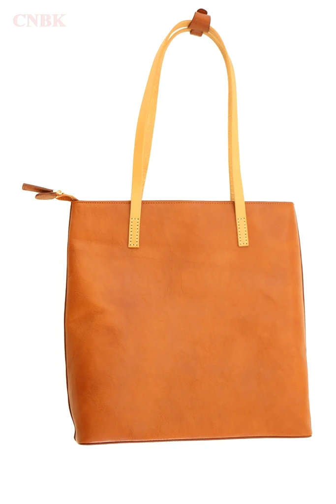 

The First Layer Of Soft Genuine Leather Shoulder Portable Tote Bag Shopping Bag Handbags Simple 2019 New Wholesale