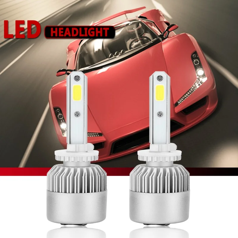 Led Car Headlights High And Low Beam 60 Watts Automatic Headlights 9 V