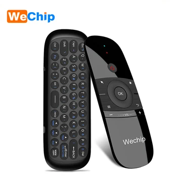 

Wechip W1 Keyboard Mouse Wireless 2.4G English or Russian Fly Air Mouse Rechargeble Remote Control For Android Tv Box/Mini Pc/Tv
