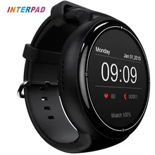 2017 interpad ОС Android 5.1 i4 воздуха Смарт часы 2 ГБ/16 ГБ GPS Wi-Fi 3 г Bluetooth SmartWatch Поддержка Google Play для iphone 8