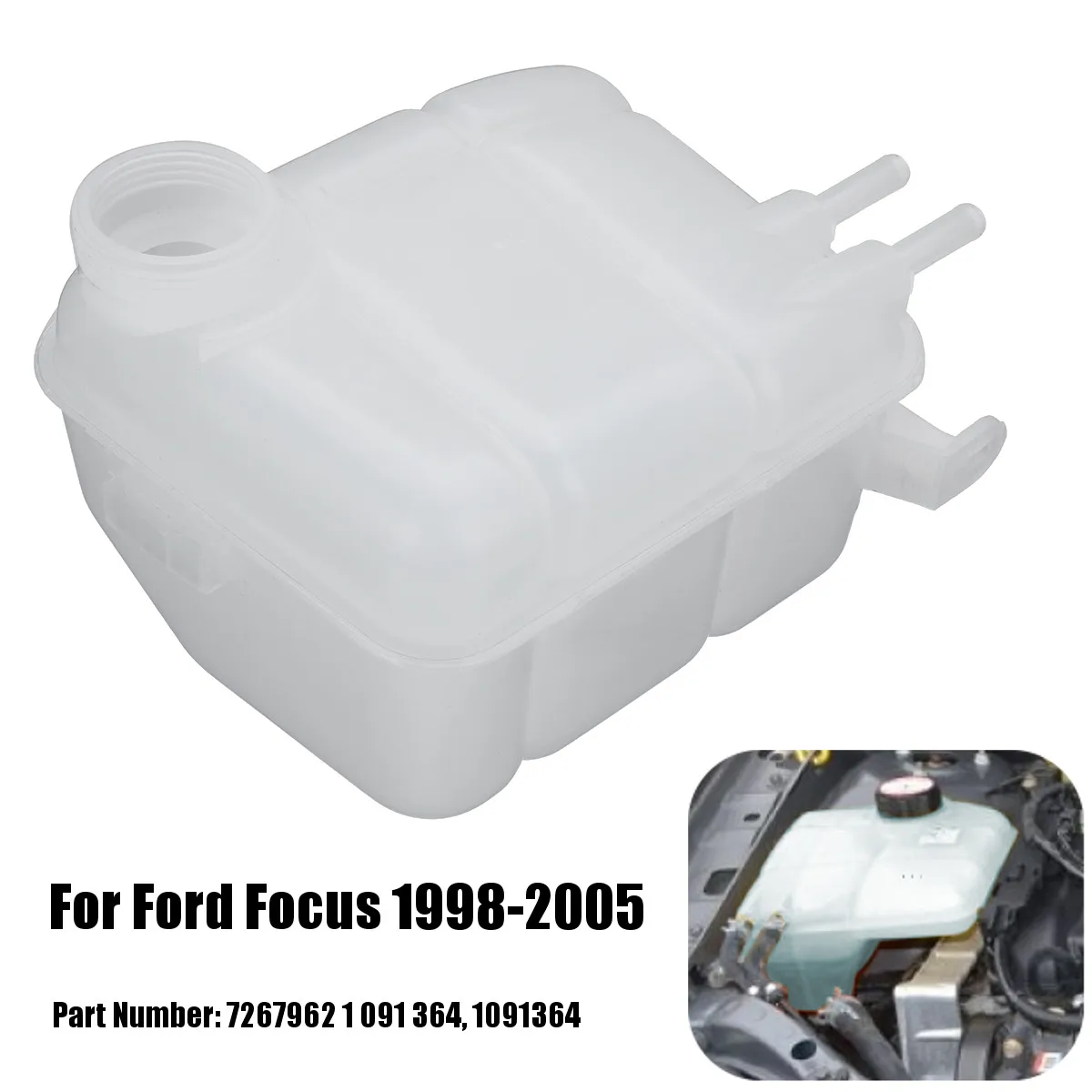 

Car Expansion Radiator Coolant Water Tank Bottle for Ford for Focus 1998-2005 7267962 /1091364 /1 091 364