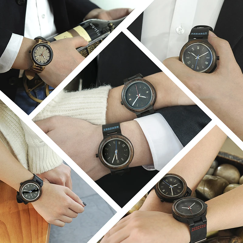 BOBO BIRD LP30 Men Wood Orologi Quartz Women Watch Timepieces Brand Reloj para hombre Drop Shipping