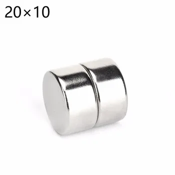 

2/5/10/20pcs/lot 20mm x 10mm Super Strong Round Powerful Rare Earth Neodymium Magnets Magnet N35 20*10mm Free Shipping