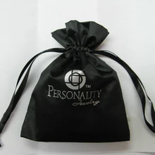 Высококачественные маленькие атласные со шнурком пакеты на заказ подарочные мешочки атласная ткань ювелирные изделия оптом для косметики Подарочные ювелирные изделия