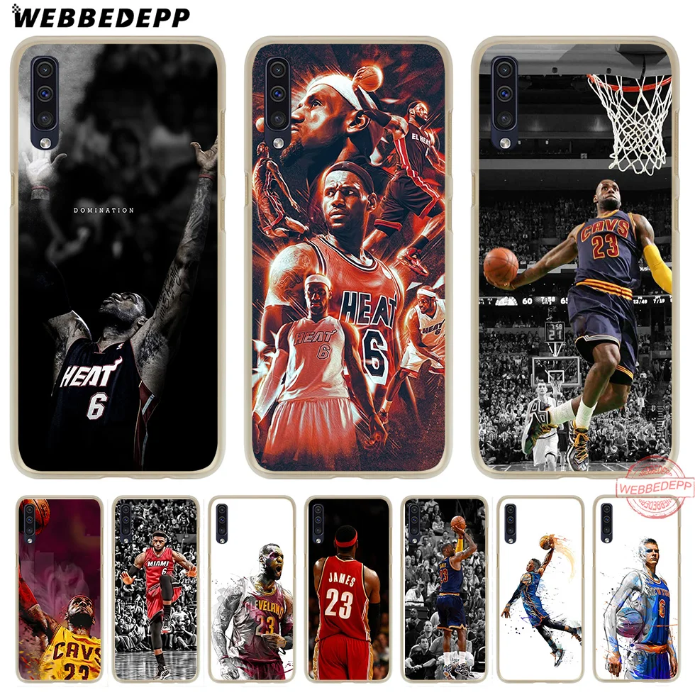 

WEBBEDEPP Lebron James Hard Case for Samsung A50 A10s A20s A30s A40s A50s A60 A70 M10 M20 M30 M40