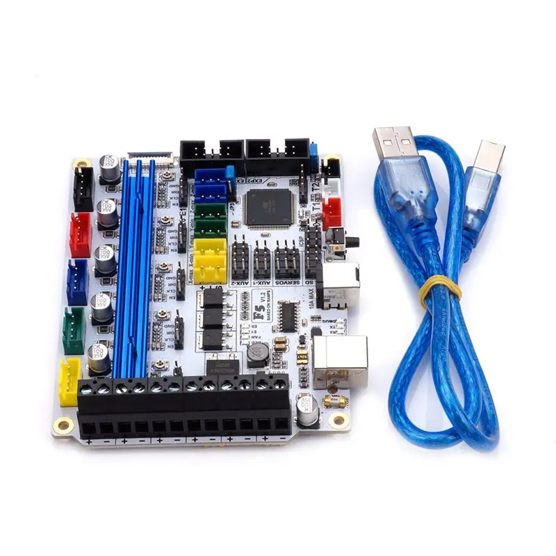 

3D Printer Board F5 V1.2 Control Board Based On Atmega 2560 Replace Base 1.4 & Ramps 1.4 Controllerboard With Usb