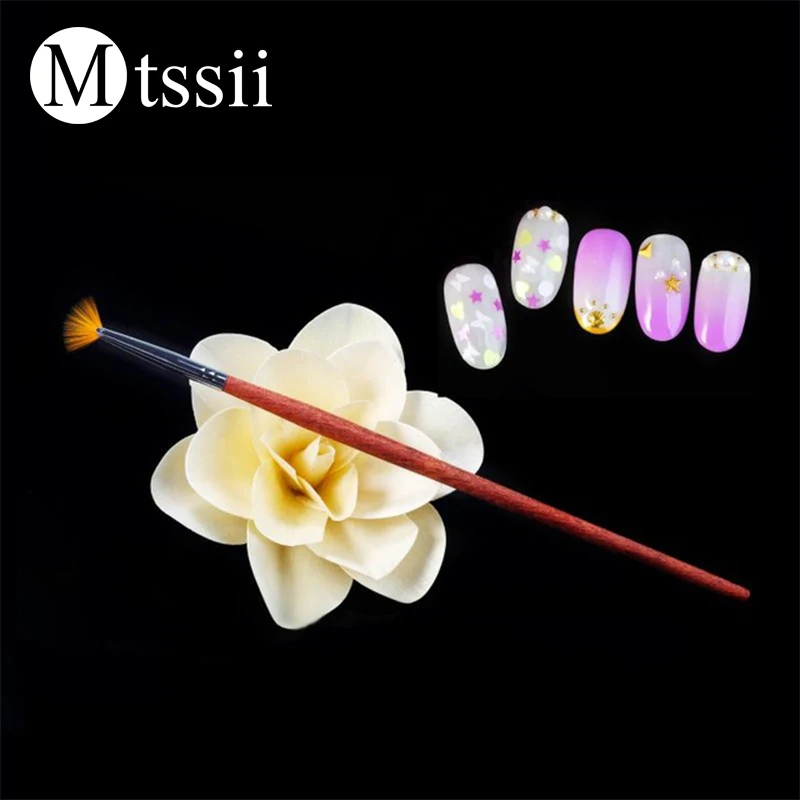 Mtssii Nail Art Line Drawing Pen Gradient Flower Painting Pen Brush for