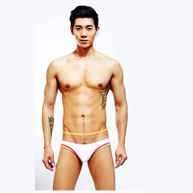 

Hot sale mens sexy swim briefs solid color sports thongs swimwear professional beach surfing swimsuit low waist shorts trunks