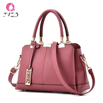 

JVZD Fashion Women's Bag, Pebbled PU Leather Messenger Bag, Shoulder Diagonal Handbag
